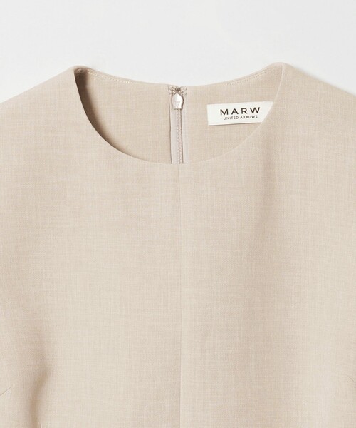 MARW UNITED ARROWS（マルゥ ユナイテッドアローズ）の「＜MARW UNITED ARROWS＞ペプラム ノースリーブ ブラウス（シャツ/ブラウス・レディース・ネイビー/ダークグレー/ナチュラル・FREE）」の19枚目の写真
