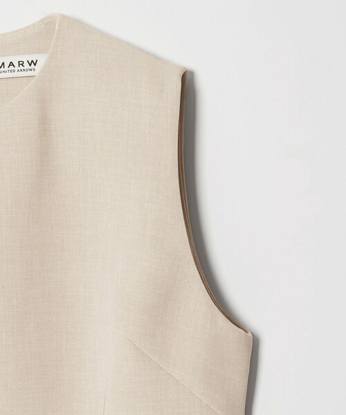 MARW UNITED ARROWS（マルゥ ユナイテッドアローズ）の「＜MARW UNITED ARROWS＞ペプラム ノースリーブ ブラウス（シャツ/ブラウス・レディース・ネイビー/ダークグレー/ナチュラル・FREE）」の20枚目の写真