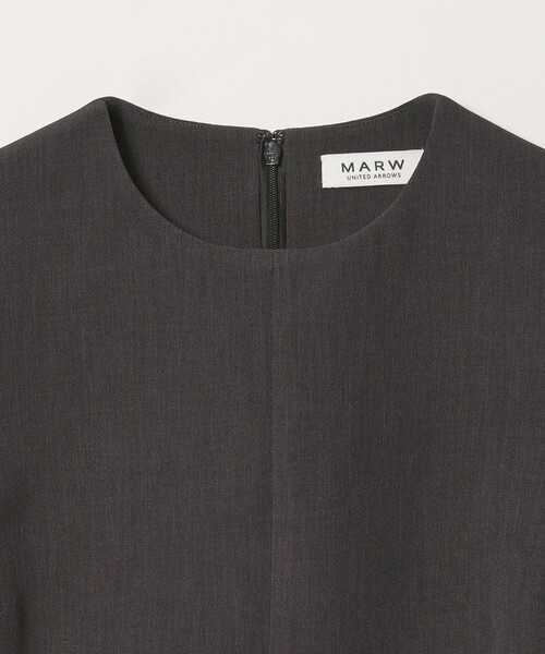 MARW UNITED ARROWS（マルゥ ユナイテッドアローズ）の「＜MARW UNITED ARROWS＞ペプラム ノースリーブ ブラウス（シャツ/ブラウス・レディース・ネイビー/ダークグレー/ナチュラル・FREE）」の13枚目の写真