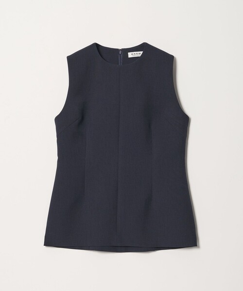 MARW UNITED ARROWS＞ペプラム ノースリーブ ブラウス（シャツ