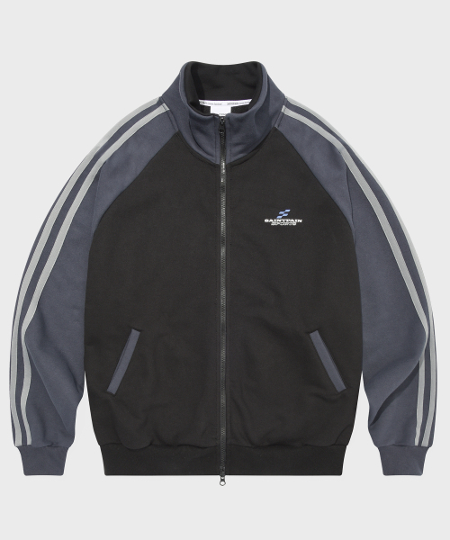 SAINTPAIN(セイントペイン)の「SPブロックレグラントラックジャケットブラック(ナイロンジャケット・レディース・その他・LARGE/MEDIUM)」の1枚目の写真