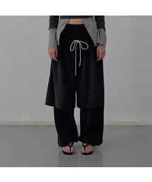 LCDC TM（エルシーディーシーティーエム）の「LAYERED DETAIL JERSEY PANTS (NAVY)（スウェットパンツ）」