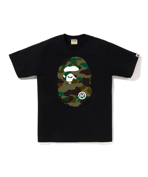 A BATHING APE(アベイシングエイプ)の「1ST CAMO BIG APE HEAD TEE(Tシャツ/カットソー・メンズ・ホワイト×グリーン/ブラック×グリーン/ブラック×イエロー/ホワイト×イエロー・SMALL/X-LARGE/MEDIUM/XX-LARGE/LARGE/XXX-LARGE)」の3枚目の写真
