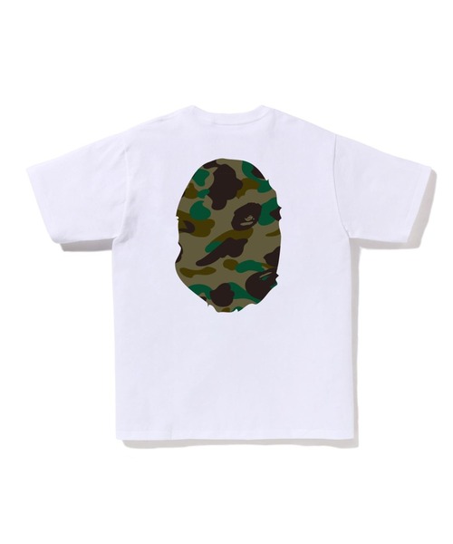 A BATHING APE(アベイシングエイプ)の「1ST CAMO BIG APE HEAD TEE(Tシャツ/カットソー・メンズ・ホワイト×グリーン/ブラック×グリーン/ブラック×イエロー/ホワイト×イエロー・SMALL/X-LARGE/MEDIUM/XX-LARGE/LARGE/XXX-LARGE)」の5枚目の写真