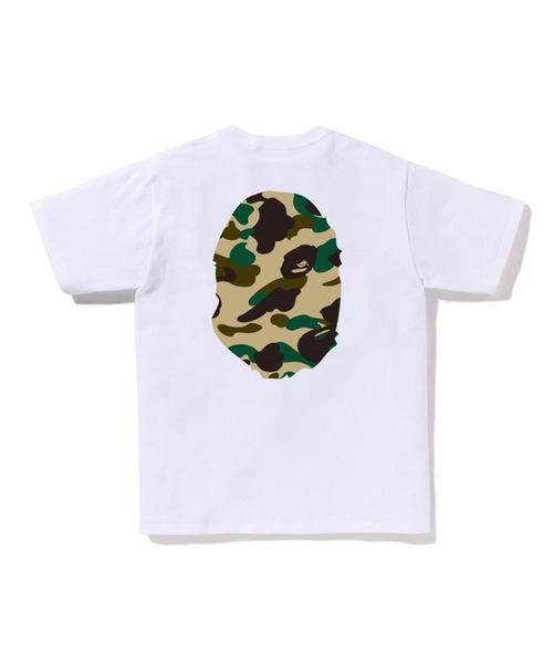 A BATHING APE(アベイシングエイプ)の「1ST CAMO BIG APE HEAD TEE(Tシャツ/カットソー・メンズ・ホワイト×グリーン/ブラック×グリーン/ブラック×イエロー/ホワイト×イエロー・SMALL/X-LARGE/MEDIUM/XX-LARGE/LARGE/XXX-LARGE)」の6枚目の写真