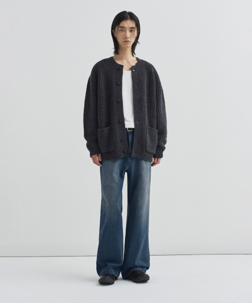 DRAW FIT（ドローフィット）の「リバティワイドフレアデニムパンツ [ブルー]（デニムパンツ・メンズ・その他・MEDIUM/LARGE/X-LARGE）」の3枚目の写真