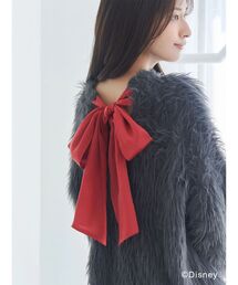 MERCURYDUO | 【ディズニーコレクション】おしゃれキャット/ ロングシャギーバックリボンニット(ニット/セーター)