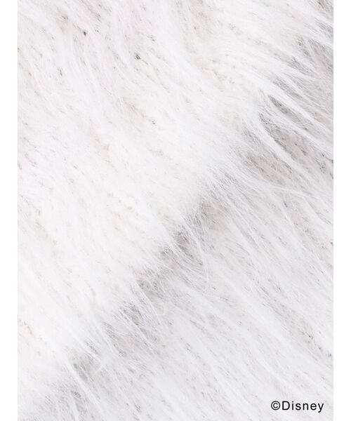 MERCURYDUO（マーキュリーデュオ）の「【ディズニーコレクション】おしゃれキャット/ ロングシャギーバックリボンニット（ニット/セーター・レディース・オフホワイト/チャコールグレー/キャメル・FREE）」の11枚目の写真