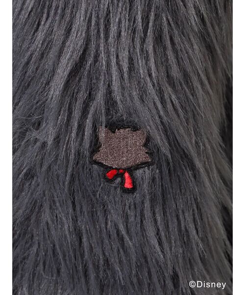 MERCURYDUO（マーキュリーデュオ）の「【ディズニーコレクション】おしゃれキャット/ ロングシャギーバックリボンニット（ニット/セーター・レディース・オフホワイト/チャコールグレー/キャメル・FREE）」の12枚目の写真