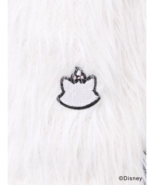 MERCURYDUO（マーキュリーデュオ）の「【ディズニーコレクション】おしゃれキャット/ ロングシャギーバックリボンニット（ニット/セーター・レディース・オフホワイト/チャコールグレー/キャメル・FREE）」の14枚目の写真