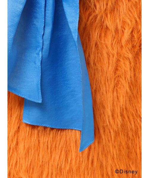 MERCURYDUO（マーキュリーデュオ）の「【ディズニーコレクション】おしゃれキャット/ ロングシャギーバックリボンニット（ニット/セーター・レディース・オフホワイト/チャコールグレー/キャメル・FREE）」の17枚目の写真