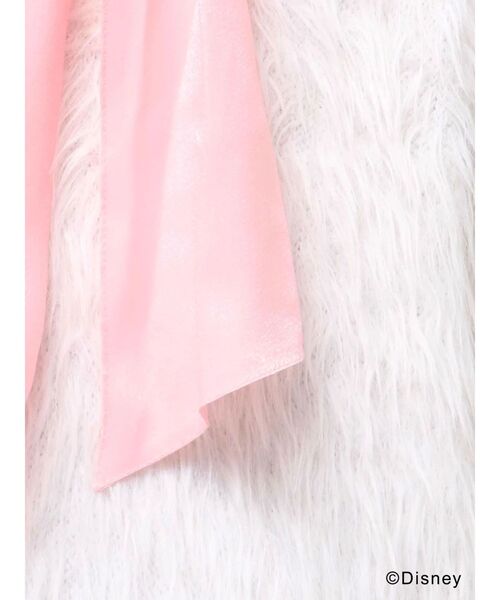 MERCURYDUO（マーキュリーデュオ）の「【ディズニーコレクション】おしゃれキャット/ ロングシャギーバックリボンニット（ニット/セーター・レディース・オフホワイト/チャコールグレー/キャメル・FREE）」の18枚目の写真