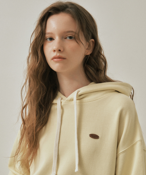 WEDNESDAYOASISFORWOMEN（ウェンズデー オアシス フォー ウーマン）の「W/アッシュピグメントフードスウェットシャツ_YELLOW(W25-TP34)（パーカー・レディース・イエロー・MEDIUM/LARGE）」の3枚目の写真