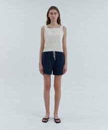 テリー ハーフパンツ_NAVY