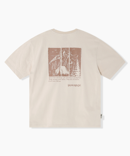 BEARHOUSE(ベアハウス)の「コマ(Coma) キャンピングT_OB(Tシャツ/カットソー・メンズ・その他・SMALL/LARGE/X-LARGE)」の1枚目の写真