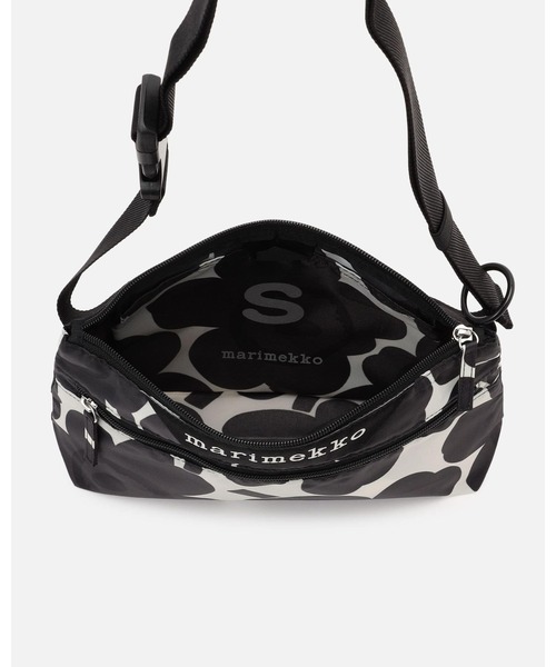 marimekko（マリメッコ）の「Unikko / Neat Crossbody  S shoulder bag（ショルダーバッグ・レディース・ブラック・FREE）」の6枚目の写真