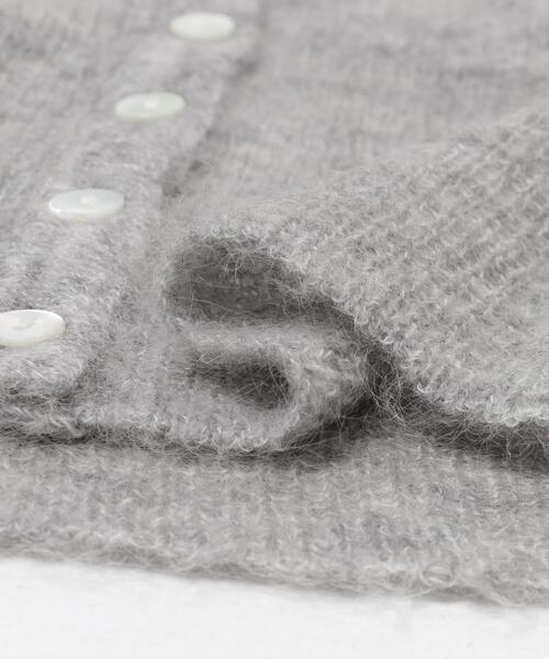 URBAN RESEARCH（アーバンリサーチ）の「シアーモヘヤキャミソール（ニット/セーター・レディース・ライトグレー/イエロー/ネイビー・FREE）」の14枚目の写真