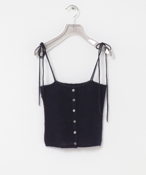 URBAN RESEARCH(アーバンリサーチ)の「シアーモヘヤキャミソール(ニット/セーター・レディース・ライトグレー/イエロー/ネイビー・FREE)」の19枚目の写真