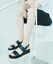 S112 サントロペストラップサンダル モノブラック
