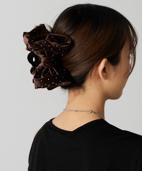 TRESSE（トレス）の「TRESSE/トレス BRIGITTE dot ribbon clip