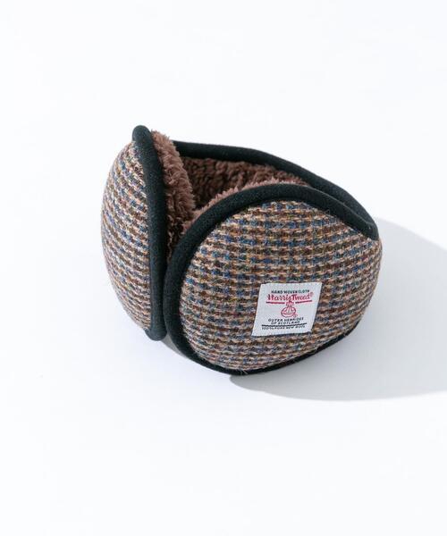 HARRIS TWEED（ハリスツイード）の「HARRIS TWEEDイヤーマフ（イヤーマフ・メンズ・ネイビー/ブラウン/チャコールグレー・ONE）」の3枚目の写真