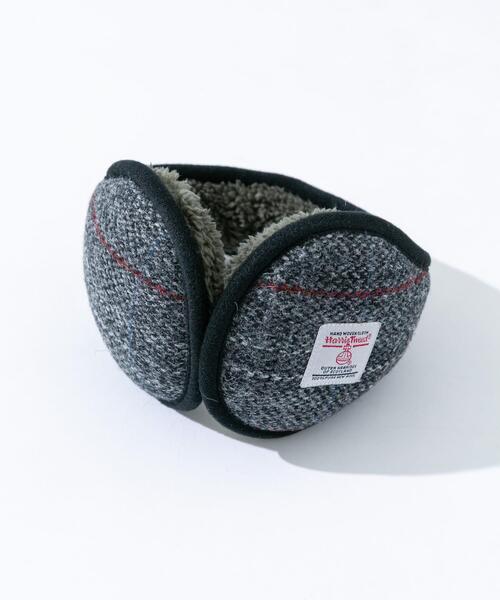 HARRIS TWEED（ハリスツイード）の「HARRIS TWEEDイヤーマフ（イヤーマフ・メンズ・ネイビー/ブラウン/チャコールグレー・ONE）」の2枚目の写真