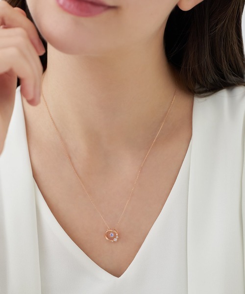 12月誕生石】シルバー タンザナイト 2way ネックレス（ネックレス