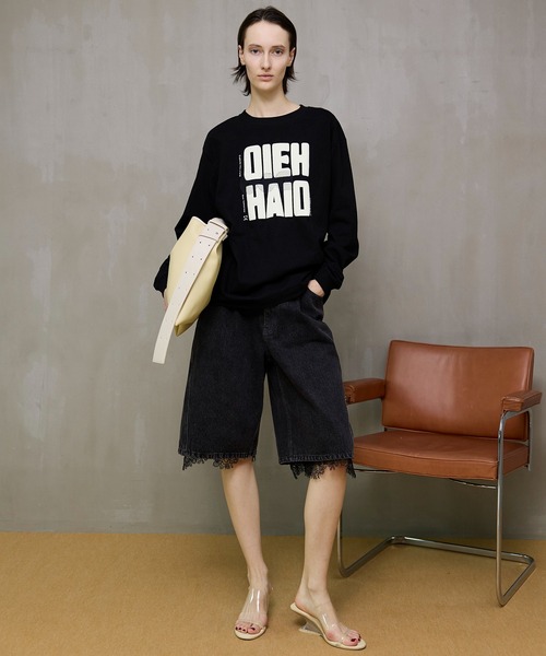 MAISON SPECIAL(メゾンスペシャル)の「Multi-Way Layered Denim Shorts/マルチウェイレイヤードデニムショートパンツ(デニムパンツ・レディース・ブルー/ブラック・38/36)」の9枚目の写真
