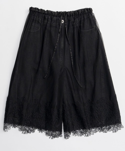 MAISON SPECIAL(メゾンスペシャル)の「Multi-Way Layered Denim Shorts/マルチウェイレイヤードデニムショートパンツ(デニムパンツ・レディース・ブルー/ブラック・38/36)」の14枚目の写真