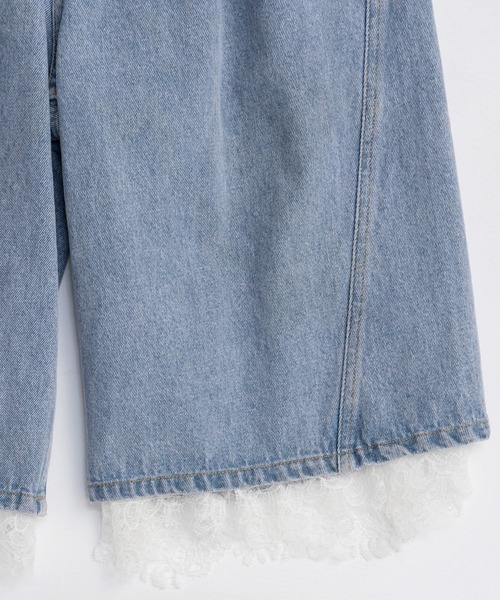 MAISON SPECIAL(メゾンスペシャル)の「Multi-Way Layered Denim Shorts/マルチウェイレイヤードデニムショートパンツ(デニムパンツ・レディース・ブルー/ブラック・38/36)」の21枚目の写真