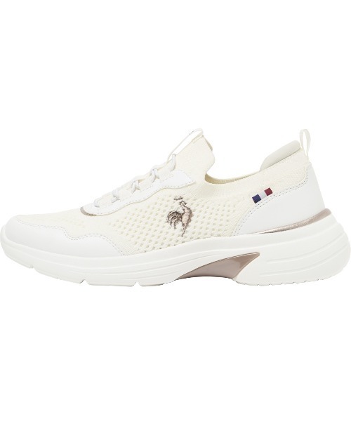le coq sportif(ルコックスポルティフ)の「ルコックスポルティフ/LCS ロレーヌ 消臭/軽量スニーカー LU6SSN12LZ(スニーカー・レディース・ホワイト×ピンク/ブラック系/ブルー系・22.5cm/23.0cm/23.5cm/24.0cm/24.5cm/25.0cm)」の2枚目の写真