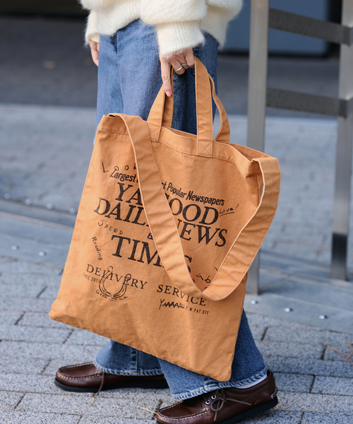 YA GOOD IDEAS YA GOOD DAILY NEWS TIMES T（トートバッグ