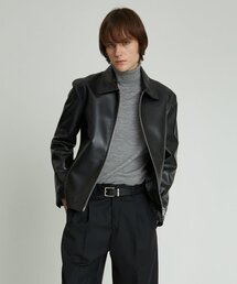 ANDROS（アンドロス）の「[ESSENTIAL] Trento Simple Leather Jacket（ライダースジャケット）」