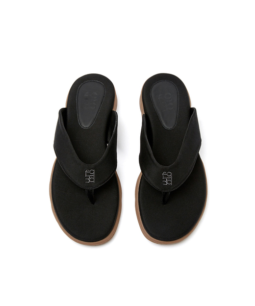 FOGGY MOODY(ポギムディ)の「Summer 0024. Rubber Sole Flip-flop - 4colors(サンダル・レディース・シルバー/ブラック/ライトブルー/ブラウン・22.5cm/23cm/23.5cm/24cm/24.5cm/25cm)」の2枚目の写真