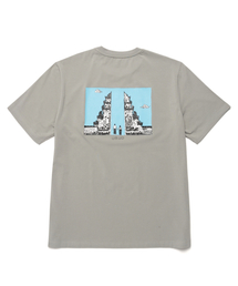 CHAMASPORTSLAB（チャマ スポーツラボ）の「CSL Yogis Home Fox Grey Ubud（Tシャツ/カットソー）」