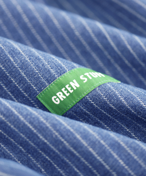 GREEN STUFF(グリーンスタッフ)の「boxy bag 53 - denim deep blue(エコバッグ/サブバッグ・レディース・その他・FREE)」の9枚目の写真