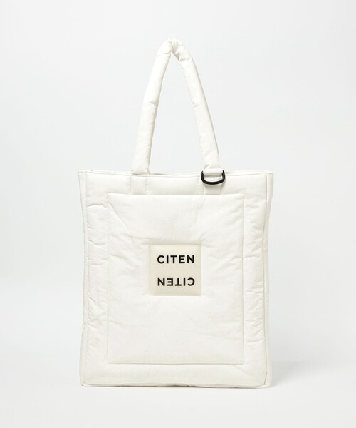 CITEN(シテン)の「<CITEN>カラバリパファートート(トートバッグ・レディース・ケリーグリーン/イエロー/ブラック/ライトブルー/オレンジ/ピンク/レッド/ライム/ホワイト/ライラック/ロイヤルブルー・FREE)」の1枚目の写真