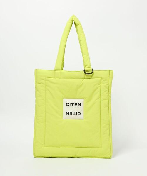 CITEN(シテン)の「<CITEN>カラバリパファートート(トートバッグ・レディース・ケリーグリーン/イエロー/ブラック/ライトブルー/オレンジ/ピンク/レッド/ライム/ホワイト/ライラック/ロイヤルブルー・FREE)」の3枚目の写真