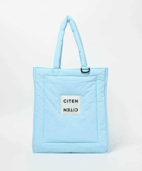 CITEN(シテン)の「<CITEN>カラバリパファートート(トートバッグ・レディース・ケリーグリーン/イエロー/ブラック/ライトブルー/オレンジ/ピンク/レッド/ライム/ホワイト/ライラック/ロイヤルブルー・FREE)」の5枚目の写真