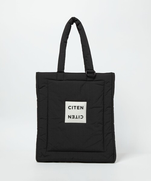 CITEN(シテン)の「<CITEN>カラバリパファートート(トートバッグ・レディース・ケリーグリーン/イエロー/ブラック/ライトブルー/オレンジ/ピンク/レッド/ライム/ホワイト/ライラック/ロイヤルブルー・FREE)」の2枚目の写真