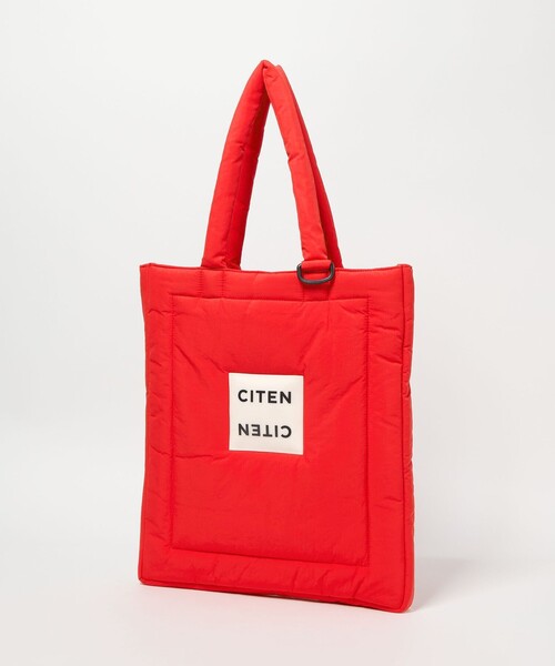 CITEN(シテン)の「<CITEN>カラバリパファートート(トートバッグ・レディース・ケリーグリーン/イエロー/ブラック/ライトブルー/オレンジ/ピンク/レッド/ライム/ホワイト/ライラック/ロイヤルブルー・FREE)」の14枚目の写真