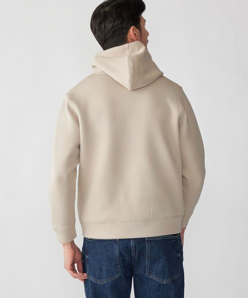 SHIPS(シップス)の「【WEB限定】SHIPS: コットン ポリ ダブル ニット フーディー パーカ (セットアップ対応)(パーカー・メンズ・グレー/ベージュ/ブラック・LARGE/MEDIUM/SMALL/X-LARGE)」の11枚目の写真