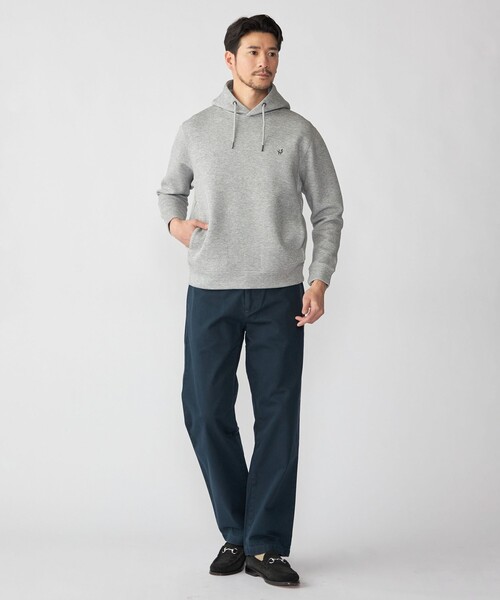 SHIPS(シップス)の「【WEB限定】SHIPS: コットン ポリ ダブル ニット フーディー パーカ (セットアップ対応)(パーカー・メンズ・グレー/ベージュ/ブラック・LARGE/MEDIUM/SMALL/X-LARGE)」の15枚目の写真