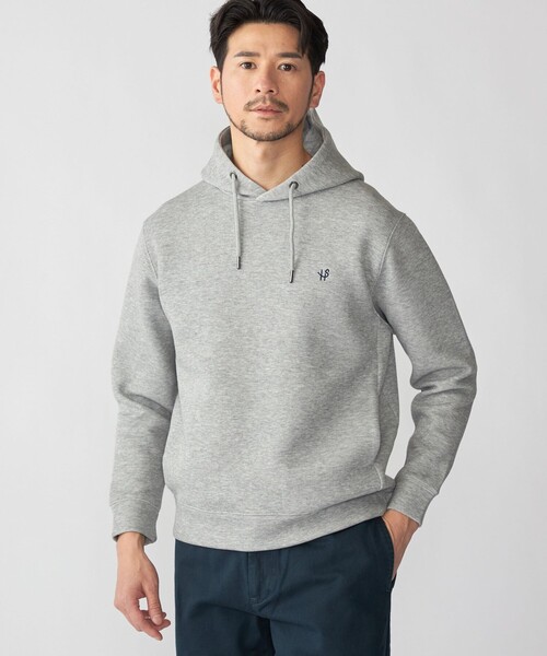 SHIPS(シップス)の「【WEB限定】SHIPS: コットン ポリ ダブル ニット フーディー パーカ (セットアップ対応)(パーカー・メンズ・グレー/ベージュ/ブラック・LARGE/MEDIUM/SMALL/X-LARGE)」の16枚目の写真