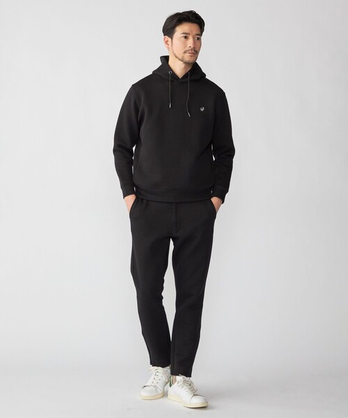 SHIPS(シップス)の「【WEB限定】SHIPS: コットン ポリ ダブル ニット フーディー パーカ (セットアップ対応)(パーカー・メンズ・グレー/ベージュ/ブラック・LARGE/MEDIUM/SMALL/X-LARGE)」の17枚目の写真