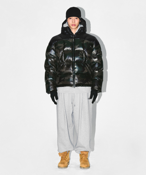 BORN TO WIN（ボーントゥウィン）の「SILVER B RIPSTOP PUFFER DOWN [CAMO]（ダウンジャケット/コート・メンズ・その他・1/2/3）」の3枚目の写真