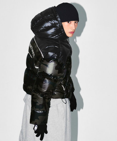 BORN TO WIN（ボーントゥウィン）の「SILVER B RIPSTOP PUFFER DOWN [CAMO]（ダウンジャケット/コート・メンズ・その他・1/2/3）」の7枚目の写真