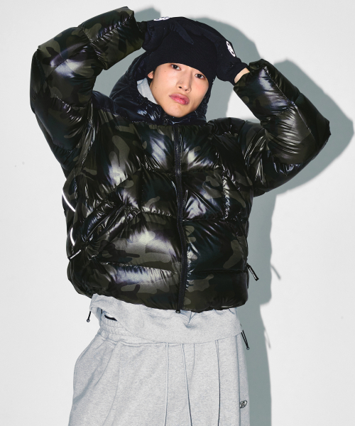 BORN TO WIN（ボーントゥウィン）の「SILVER B RIPSTOP PUFFER DOWN [CAMO]（ダウンジャケット/コート・メンズ・その他・1/2/3）」の9枚目の写真