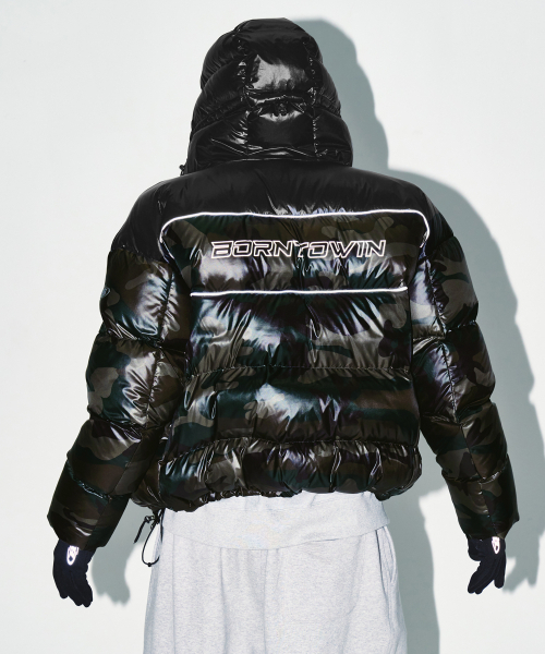 BORN TO WIN（ボーントゥウィン）の「SILVER B RIPSTOP PUFFER DOWN [CAMO]（ダウンジャケット/コート・メンズ・その他・1/2/3）」の12枚目の写真