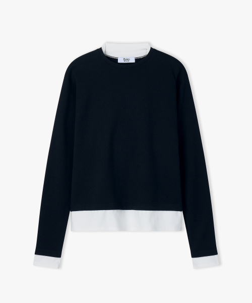 FLAWSROOM(フローズルーム)の「Layered Long Sleeve BLACK(Tシャツ/カットソー・メンズ・その他・MEDIUM/LARGE)」の1枚目の写真